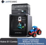 Anycubic Kobra S1 Combo Mehrfarbiger 3D-Drucker, H&ouml;chstgeschwindigkeit 600 mm/s