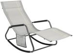 SoBuy OGS47 Sonnenliege mit Seitentasche Relaxstuhl f&uuml;r G&auml;rten, H&ouml;fe, Str&auml;nde,