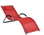 SoBuy OGS38 Sonnenliege Relaxstuhl mit Kissen f&uuml;r G&auml;rten, H&ouml;fe, Str&auml;nde, Balkone