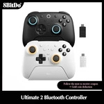 8BitDo Ultimate 2 Bluetooth-Gaming-Controller mit TMR-Joysticks und