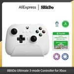 8BitDo Ultimate 3-Modus-Controller Hall-Effekt-Joysticks mit Ladestation,