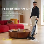 Tineco Floor One S9 Artist Nass- und Trockensauger, 22kPa Saugkraft,