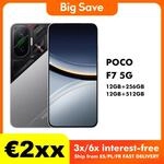 POCO F7 5G 12GB 256GB/512GB NFC Smartphone Snapdragon 8S Gen 4 6500mAh Akku