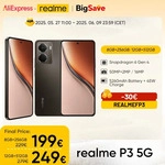 Globale Version realme P3 5G Smartphone Snapdragon 6 Gen 4 120Hz AMOLED Esports