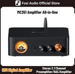 Fosi Audio MC351 2.1 Kanal Bluetooth Stereo Integrierter Verst&auml;rker mit DAC,...
