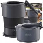 Elektrischer Wasserkocher, zusammenklappbar, Silikon, 0,6 l, 600 W, ideal f&uuml;r