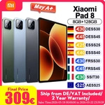 Xiaomi Pad 8 Tablet PC Global Version 11.2" 144Hz 9200mAh HyperOS 3 Massive 9200mAh