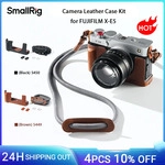 SmallRig X-E5 Half Case, Kamera-Ledertasche f&uuml;r FUJIFILM X-E5 mit Leder-Schultergurt