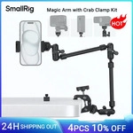 SmallRig Magic Arm mit Krabbenklemmen-Set, verstellbare Desktop-Stativhalterung,