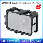 SmallRig Cage f&uuml;r DJI OSMO Action 5 Pro/4/3, Kameratasche mit Kaltschuh und
