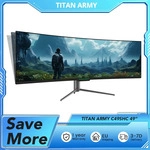 TITAN ARMY C49SHC 49-Zoll-Gaming-Monitor, 3840 x 1080 CSOT HVA-Panel, 32:9
