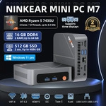 Ninkear M7 Mini-PC Intel Core i7-1185G7 Windows 11 PRO 16GB DDR4 RAM 512GB SSD WIFI