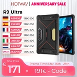 HOTWAV R9 Ultra 5G Robustes Tablet 20080 mAh Massiver Akku Android 15 Pad 11'' FHD+