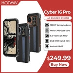 HOTWAV Cyber 16 Pro Robustes Smartphone G100 Octa-Core Android 15 Mobiltelefon 108 MP