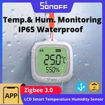 SONOFF SNZB-02WD Zigbee LCD Smart Temperatur-Feuchtigkeitssensor IP65 Wasserdicht