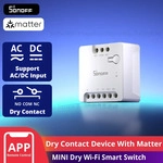 SONOFF MINI-D Trockenkontakt WiFi Smart Switch Matter Kompatibler AC/DC-Eingang