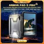 Ulefone Armor Pad 5 Pro 5G Robustes Tablet 24200 mAh Android 15 Tablet 12 GB + 20 GB