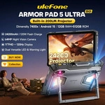 Ulefone Armor Pad 5 Ultra 5G Robustes Tablet Tragbarer Projektor 200LM 24200 mAh 120W