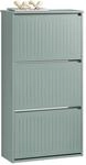 SoBuy FSR165-H Schuhkipper mit 3 Klappen Schuhablage Schuhschrank schmal...