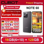 [Versand aus Polen] Cubot Note 60 Android 15 Smartphone 7,2'' 120Hz 16GB(6+10GB) RAM