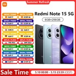 Xiaomi Redmi Note 15 5G Smartphone, NFC Snapdragon 6 Gen 3, 6,77 Zoll 120Hz Display,