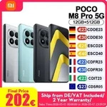 POCO M8 Pro 5G Smartphone Global Version 6.83 Inch AMOLED Screen Snapdragon 7s...