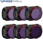 Freewell 6er-Pack ND- und ND/PL-Filter-Set, ND16, ND32, ND64, ND128, ND256,