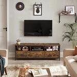 VASAGLE Lowboard TV-Schrank, 3 Schubladen, Breite 147cm, Stahlgestell