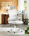 SONGMICS B&uuml;rostuhl, Schreibtischstuhl, ergonomischer Netzstuhl, mit...