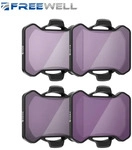 Freewell 4er-Pack Standard-ND-Filterset, ND8, ND16, ND32, ND64 Filter f&uuml;r DJI...