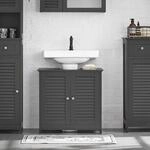 SoBuy FRG237-II Waschbeckenunterschrank Badschrank Unterschrank Badm&ouml;bel BHT...