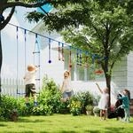 AIYAPLAY Ninja Warrior Hindernisparcours f&uuml;r Kinder 10 m Ninja Slackline Kit...
