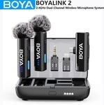 BOYA BOYALINK 2 kabelloses Lavalier-Mikrofon f&uuml;r iPhone und Android,...
