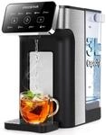 Aigostar Edelstahl Hei&szlig;wasserspender 3L mit Filter-Slot, 3s Turbo Aufheizung,...