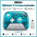 8BitDo Ultimate 2 Kabelloser Controller f&uuml;r Windows PC, Apple, Steam & Android,