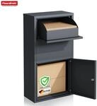 FLOORDIREKT Paketbox &bdquo;Clement&ldquo; &ndash; Wetterfester Paketbriefkasten mit...