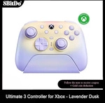 8Bitdo Ultimate 3 Kabelloser Spielcontroller - Lavender Dusk, Gamepad mit