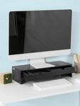 SoBuy BBF02 Monitor Bildschirm St&auml;nder Monitorerh&ouml;hung Monitorst&auml;nder mit 2