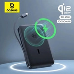 Baseus 10000 mAh 45 W Power Bank f&uuml;r Qi2.2 25 W MagSafe magnetisches kabelloses