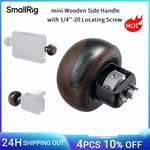 SmallRig Mini-Holzseitengriff mit 1/4''-20 Positionierungsschraube f&uuml;r K&auml;fige...