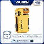 WUBEN G5 Gelbe Taschenlampe 400Lm RGB 180 &deg; Drehbarer Magnetischer