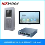 HIKVISION mehrsprachiges 802.11af Poe Video Intercom Kit, inklusive...