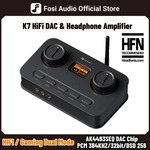 Fosi Audio K7 Bluetooth Gaming-Kopfh&ouml;rerverst&auml;rker Planar-Kopfh&ouml;rer HiFi DAC...