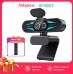 4K Webcam 1080P 60fps Webkamera EMEET C60E 4K Binokulare USB-Kamera mit...