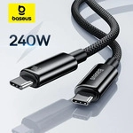 Baseus 240W Super Fast Charge Typ-C-Kabel 6A f&uuml;r Xiaomi 12Pro Redmi K50 Note 11Pro