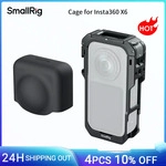 SmallRig X6 K&auml;fig f&uuml;r Insta360 X6 mit Silikon-Objektivdeckel,