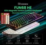 Akko MonsGeek FUN68 HE Magnetische Tastatur 65 % Rapid Trigger 0,005 mm 8K ARGB