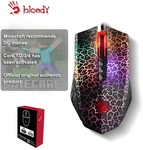 A4TECH A70 Bloody Light Strike Schwarze Gaming-Maus, 100&ndash;6200 CPI einstellbar, 6