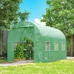 Outsunny Foliengew&auml;chshaus Gew&auml;chshaus Treibhaus Tomatenhaus mit Fenster