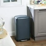 SONGMICS M&uuml;lleimer, Abfalleimer, 30L, aus Edelstahl, luftdicht